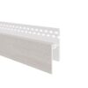 2-delig ventilatie afsluitprofiel sheffield eiken wit