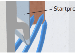 Profex start profiel 300 cm