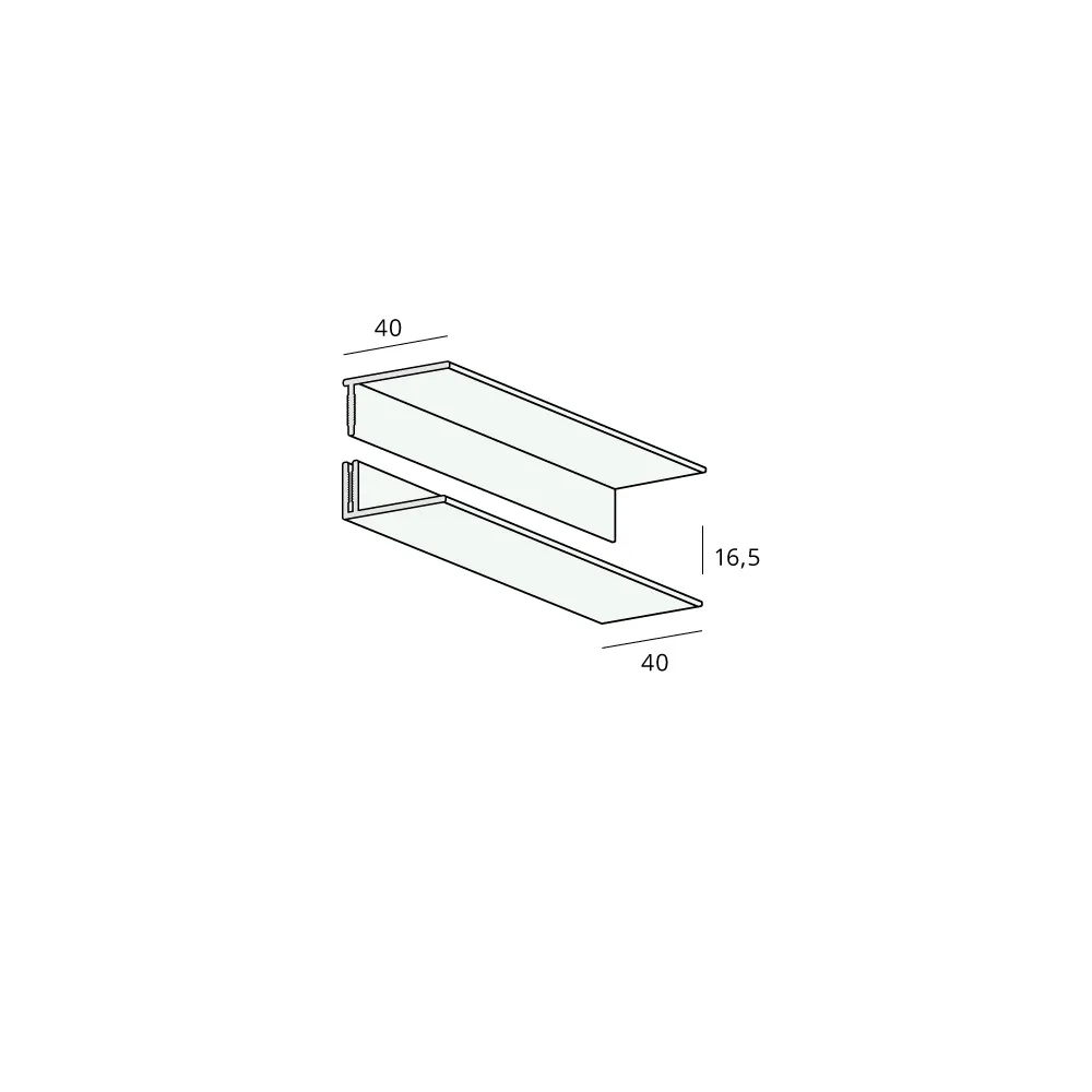 Florence startprofiel 2-dl buitenplafond - Afbeelding 3